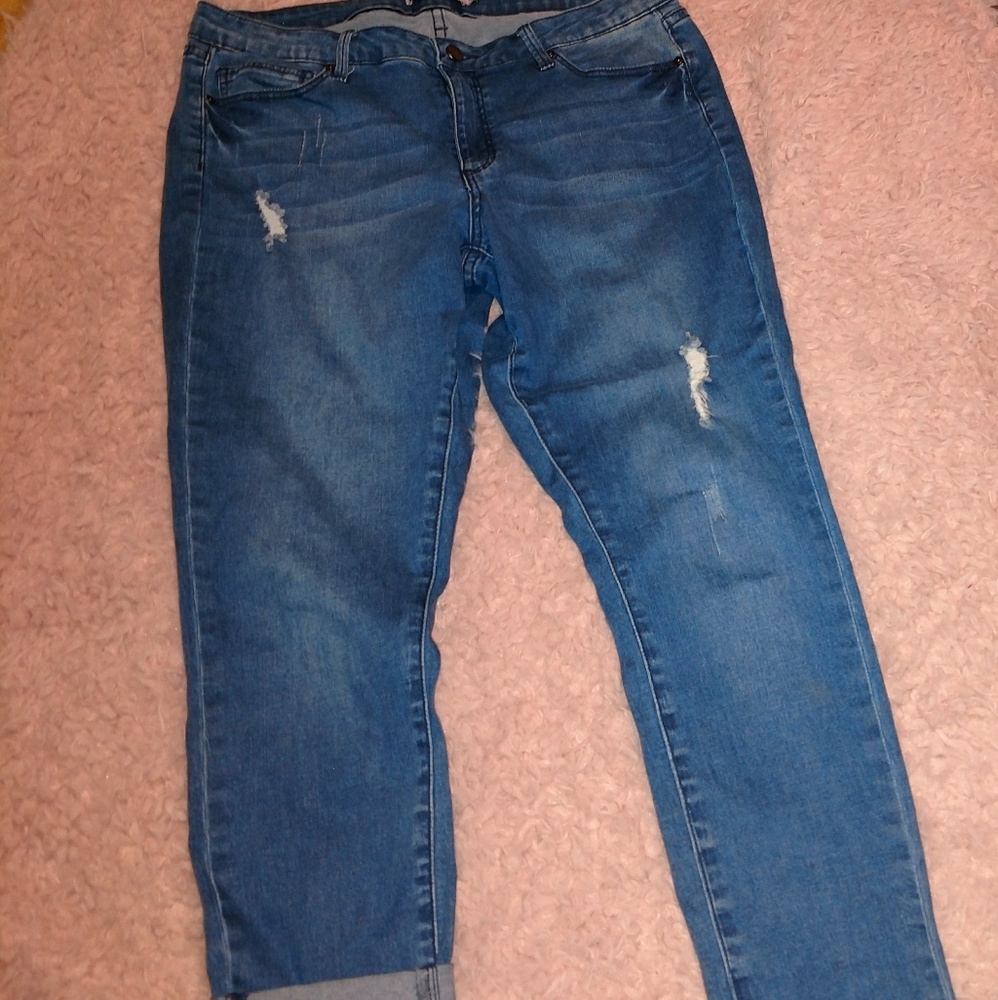 JustFab skinny jeans size 33 (womens size 16)